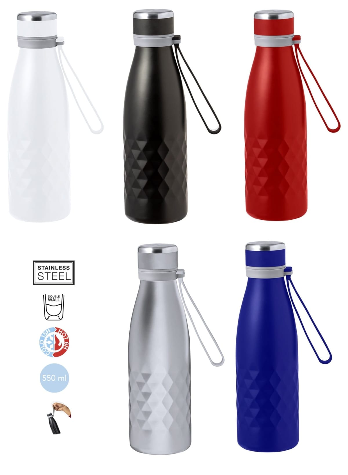 550Ml Hexor Insulated Bottles
