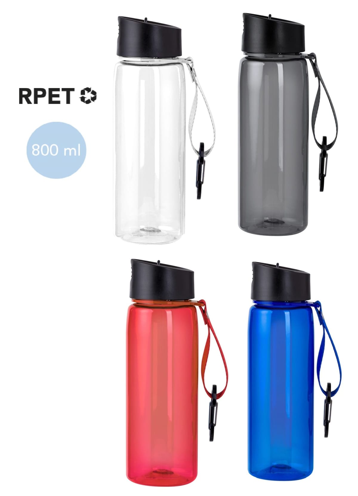 Durable Carabiner Sports Bottles