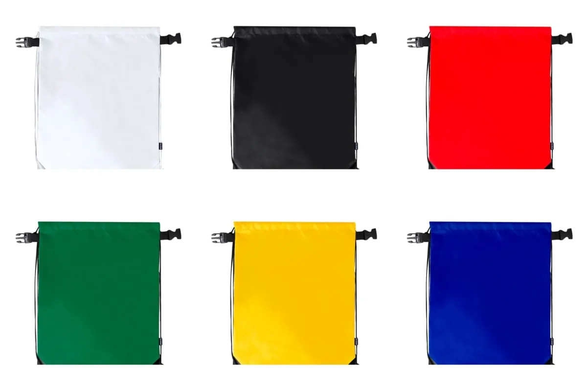 Rpet Drawstring Bag With Safety Clips