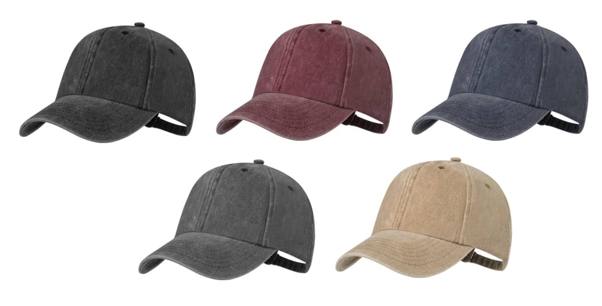 Premium Washed-Look Caps