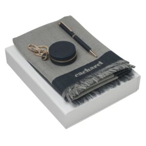 Cacharel Pen, Keyring & Scarf Sets