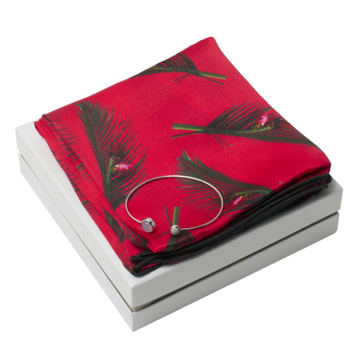 Stud Cacharel Bracelet & Silk Scarf Sets