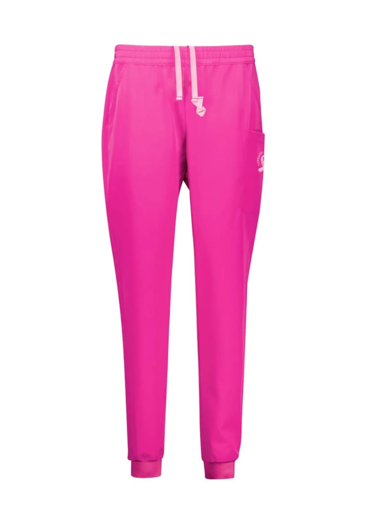 Womens Pink Jogger Scrub Pants