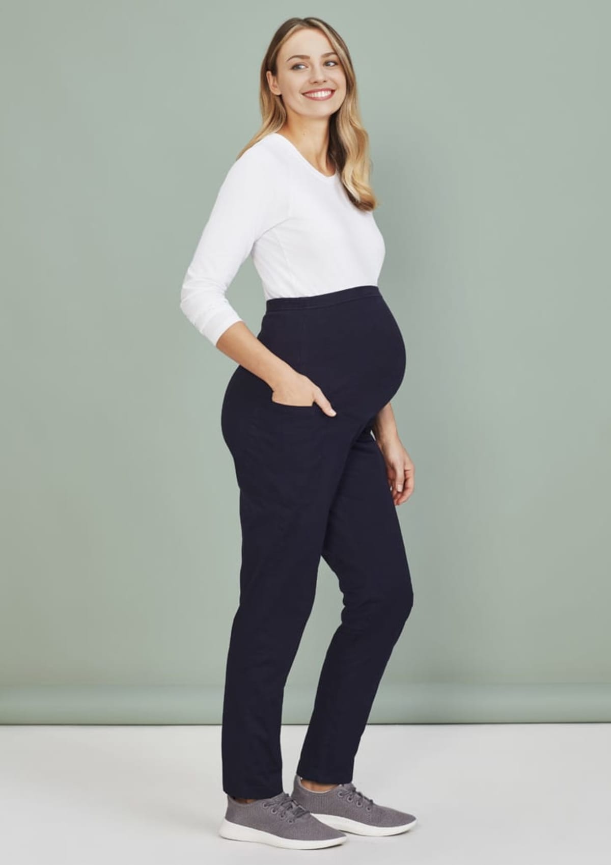 Bloomease Women's Rose Maternity Scrub Pants