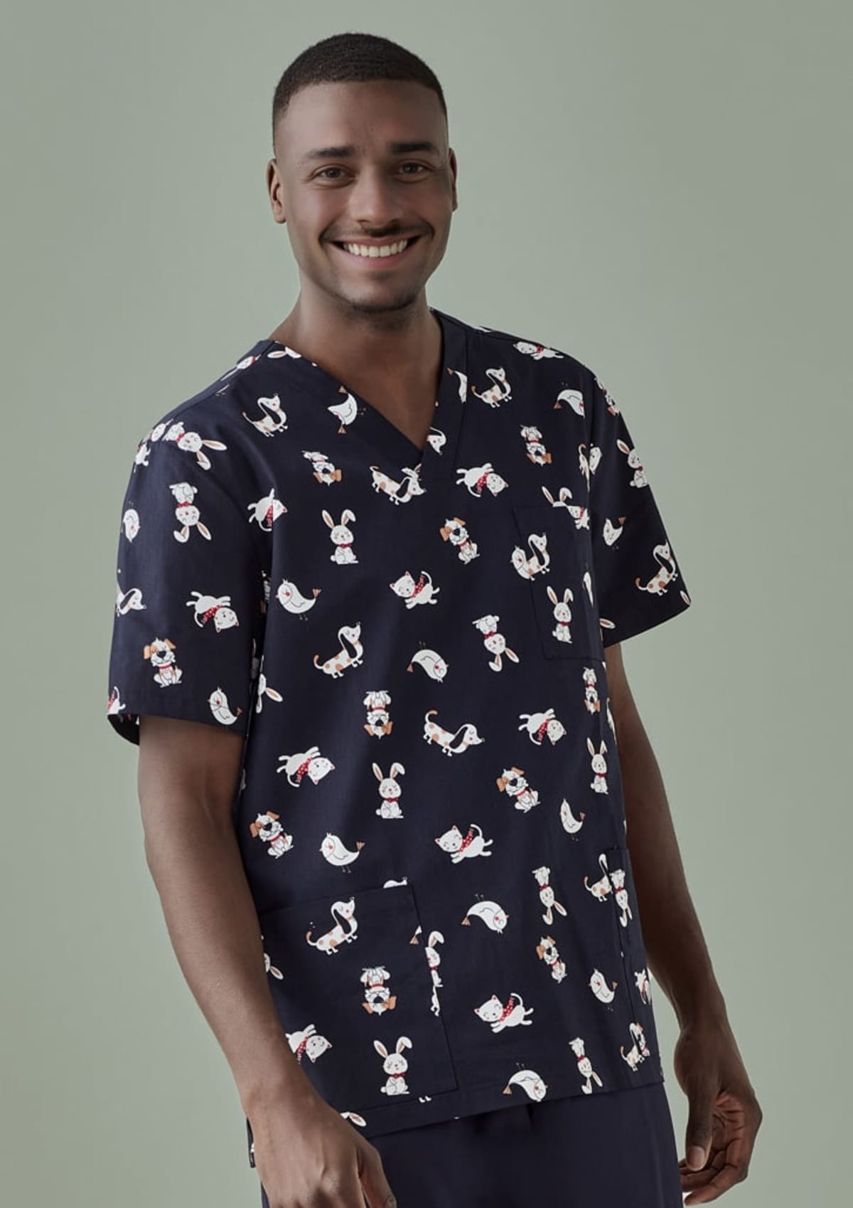 Buddyprint Scrub Tops