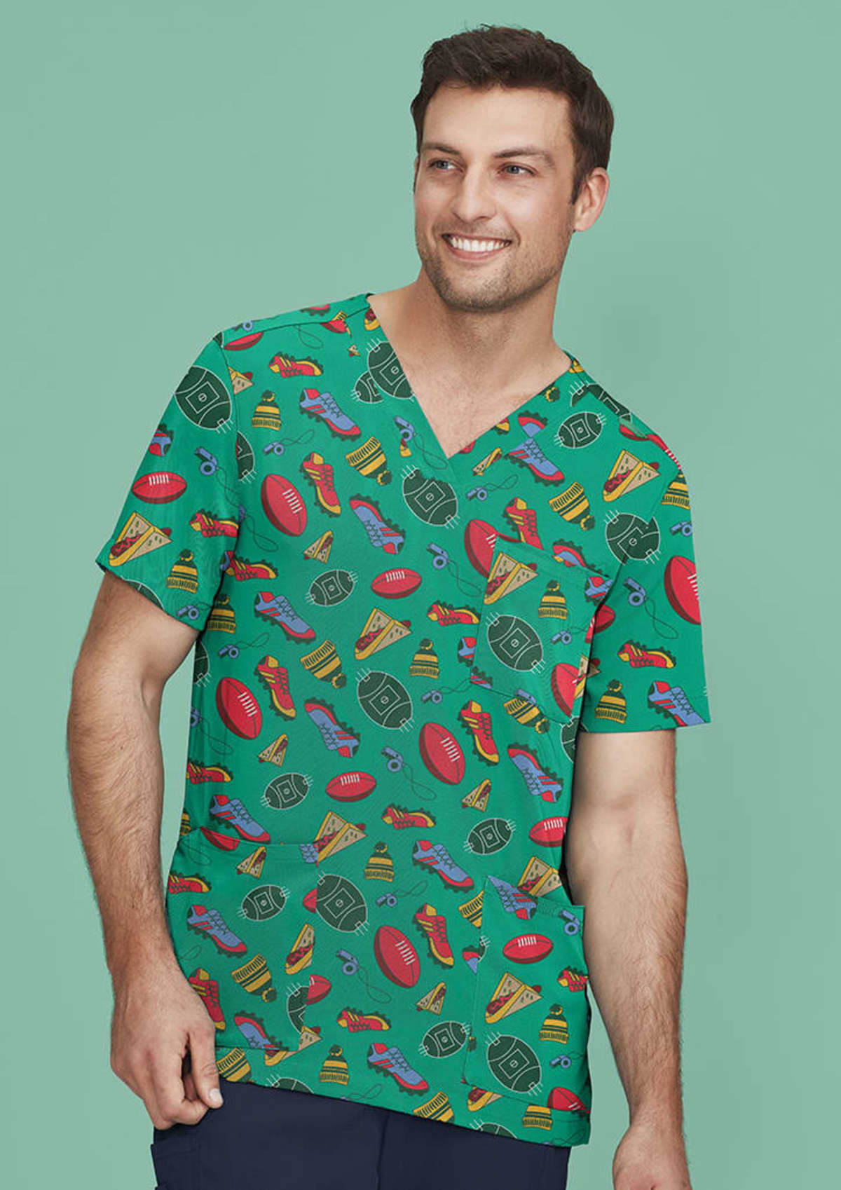 V-Neck Scrub Top - Unisex