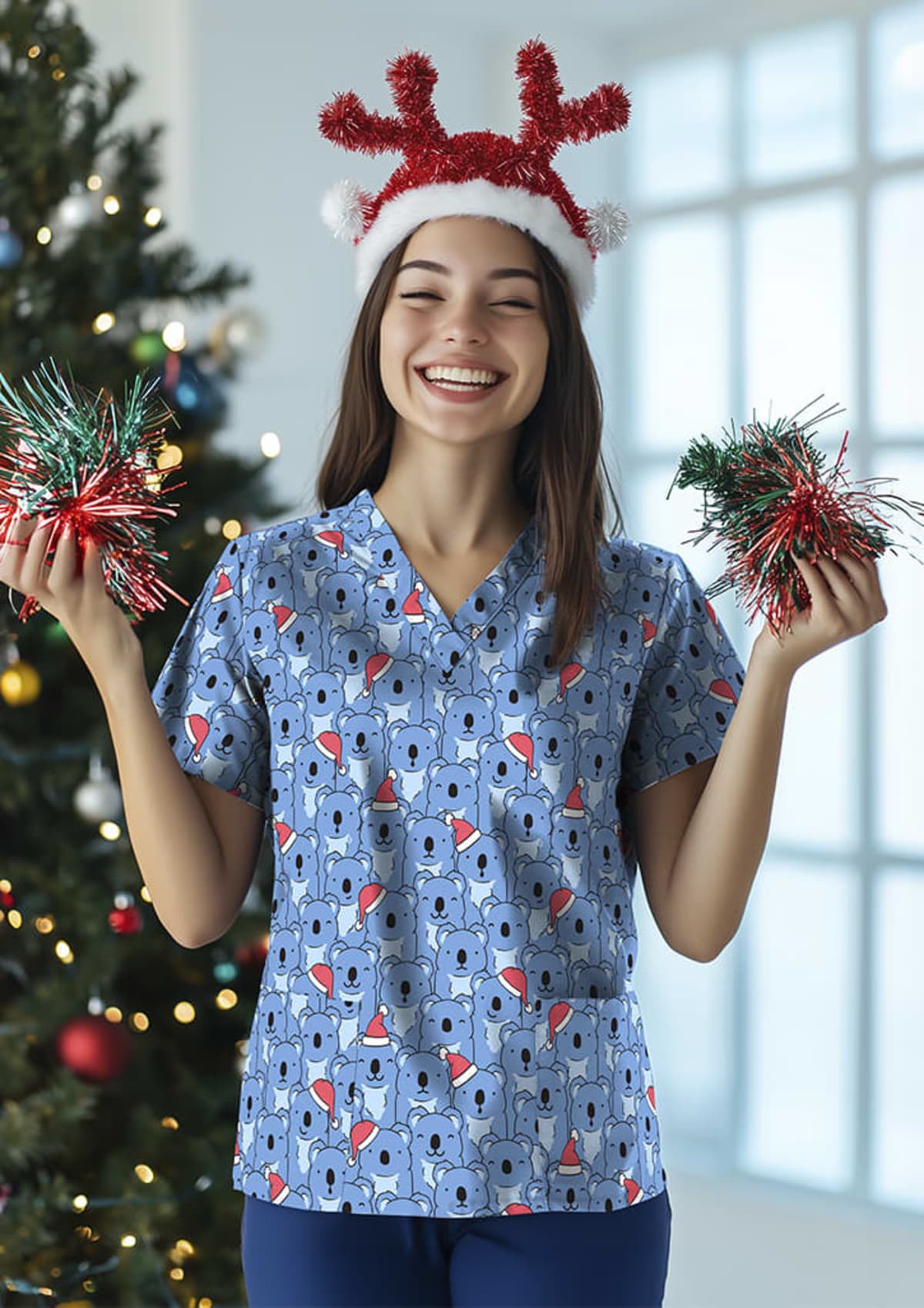 Twinkletouch V-Neck Scrub