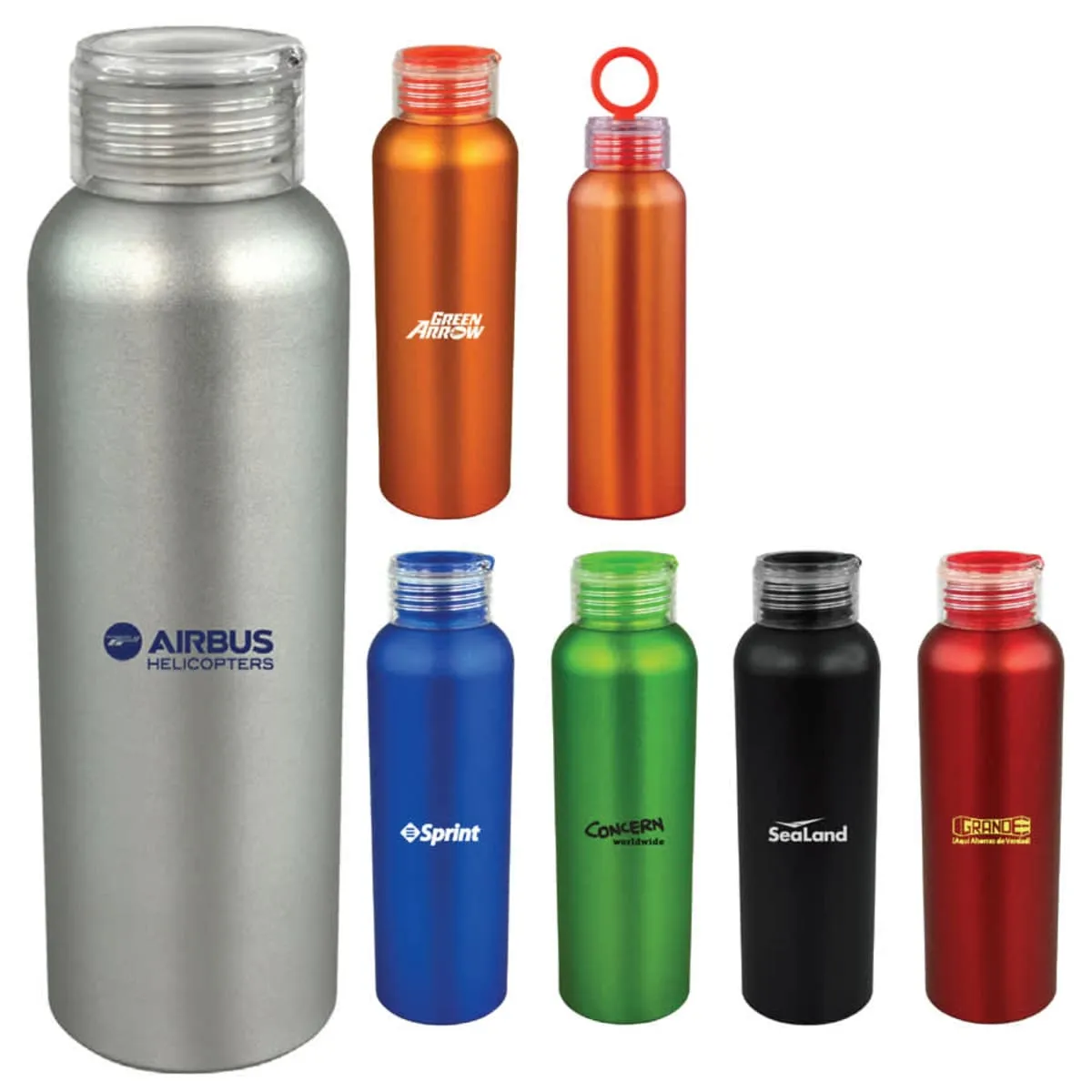 Aluminium Metal Bottles Engraved - rush