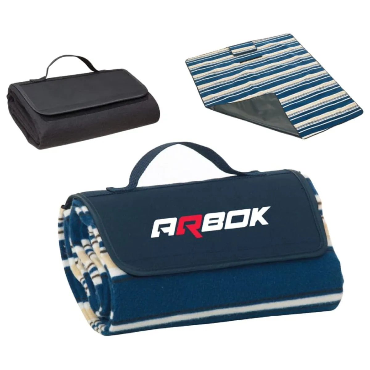 Polar Fleece Picnic Rug Waterproof Back