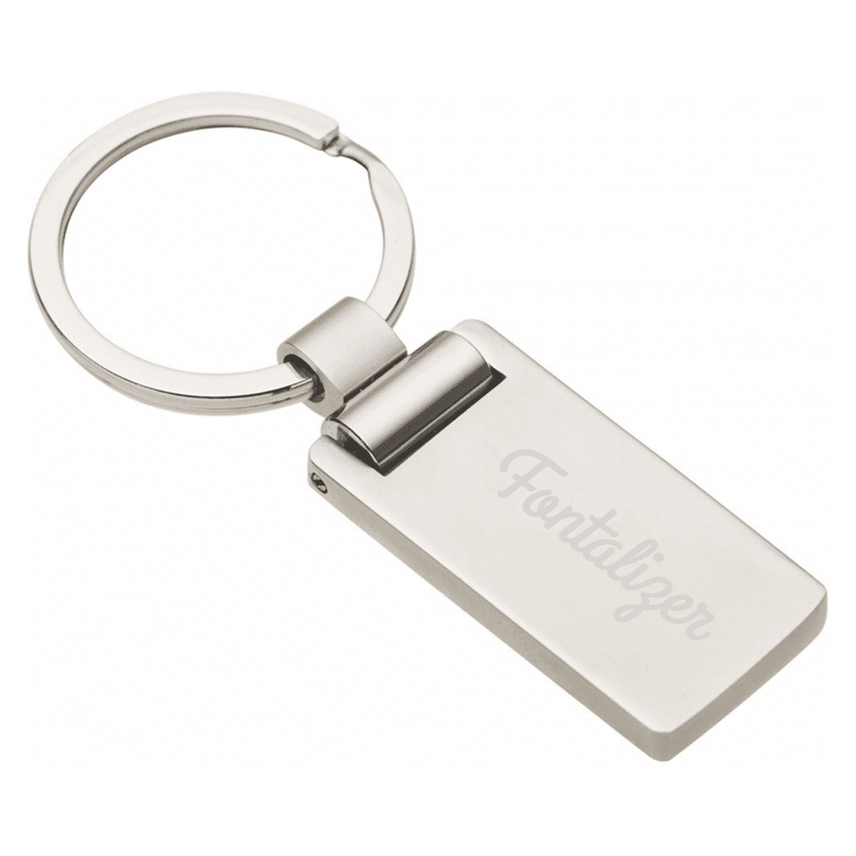 Euro Silver Keyring - rush