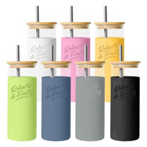 Vaness Glass Drink Bottle with Sleeve - rush