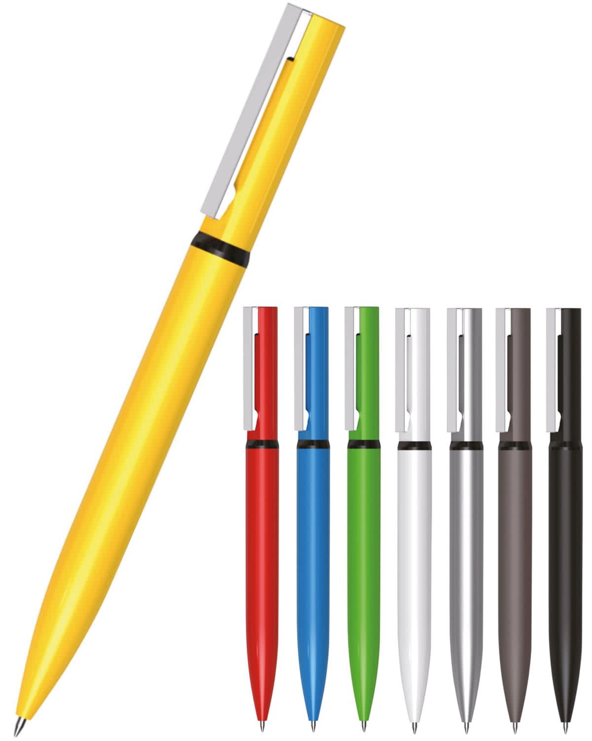 Bates Logo Imprinted Metal Pens