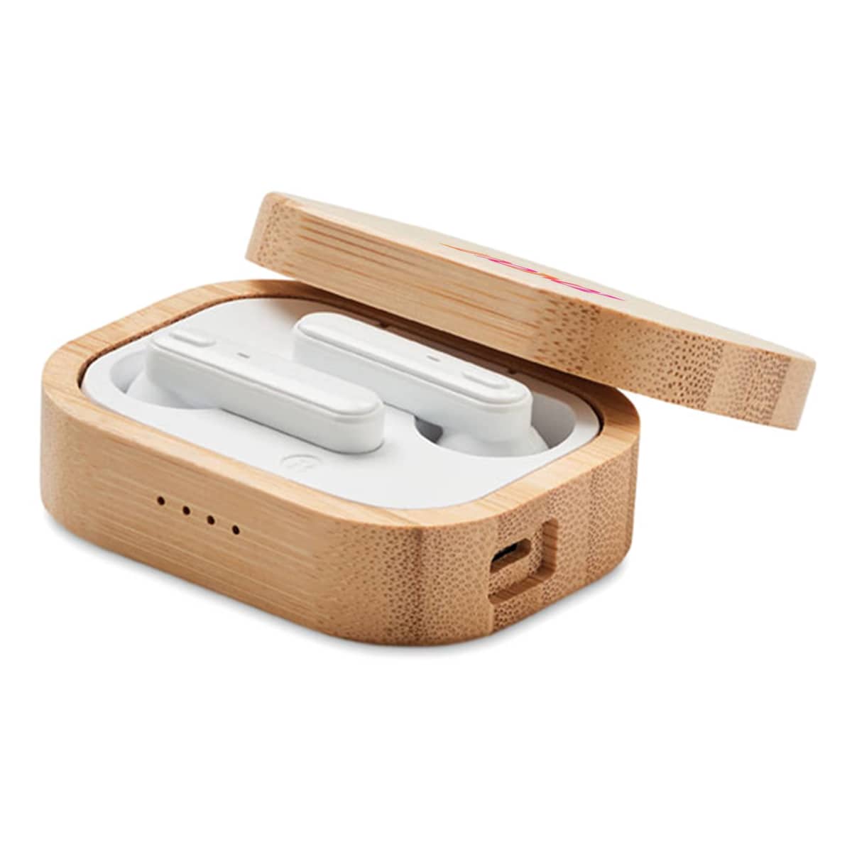 Bamboo Side Wireless Earbuds - rush