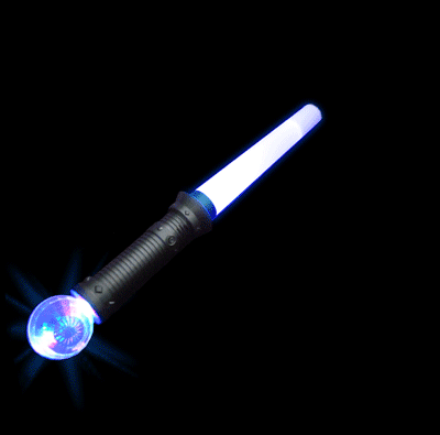 Extendable Sword With Flashing Disco Balls