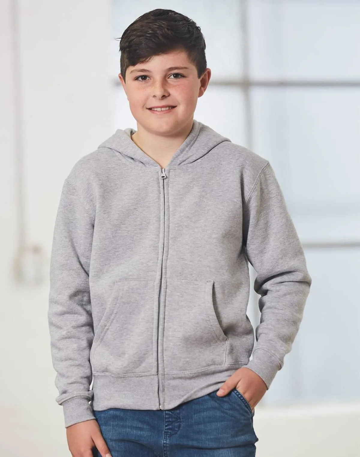Kid's Fleecy Hoodies With Zip