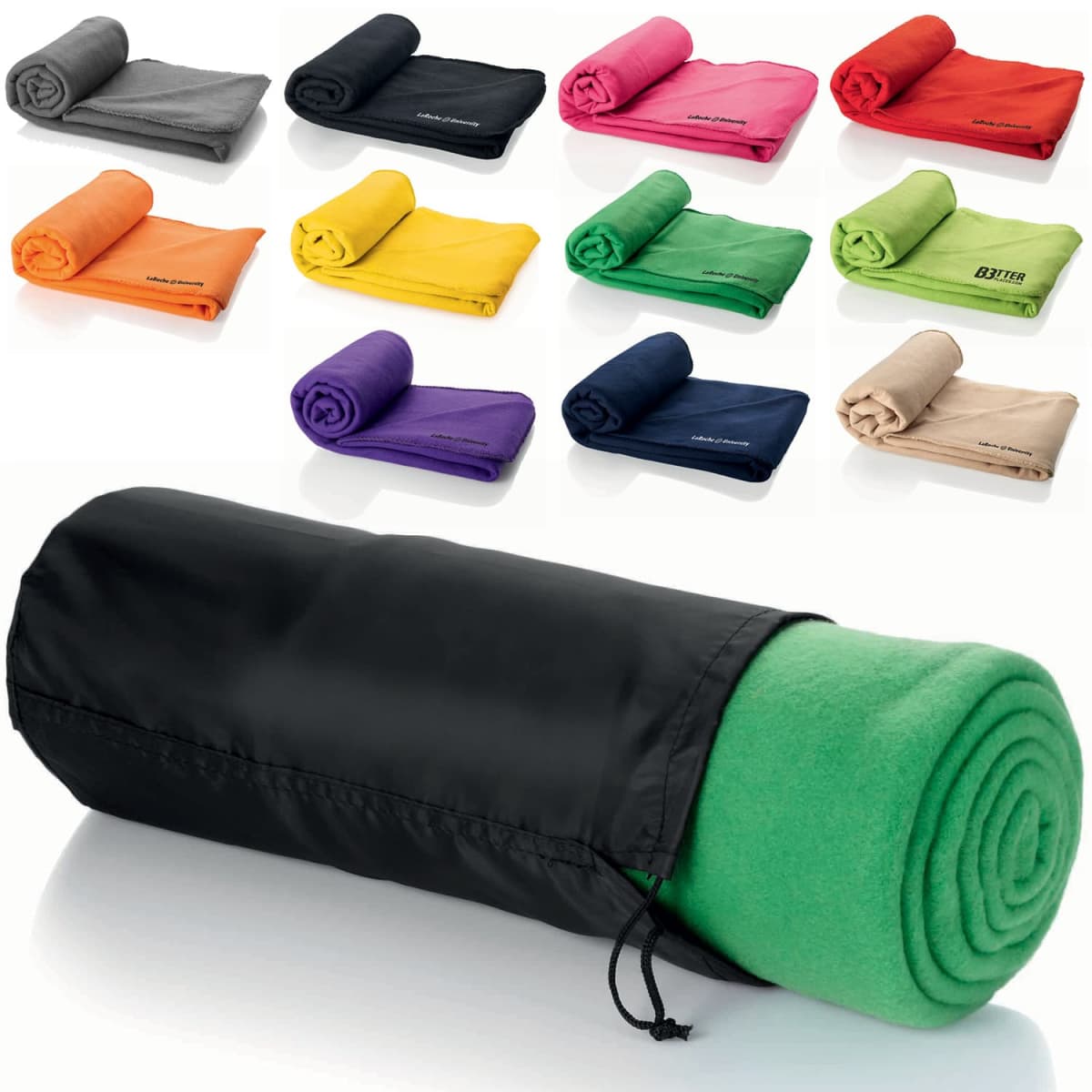 Colourful Fleece Blankets