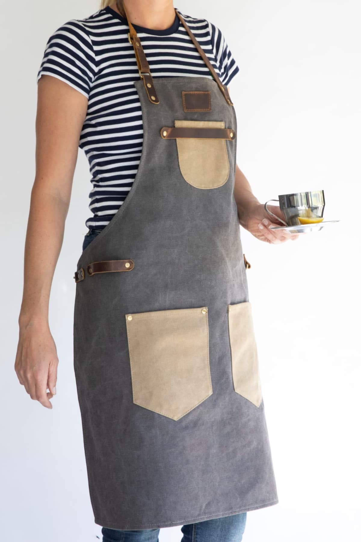 Rustic Logo Printed Aprons