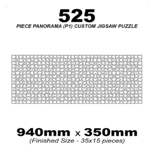 Grantham 525 Piece Panoramic Jigsaw 940X350Mm