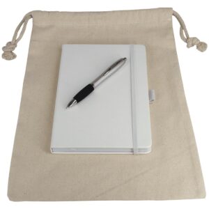 Drawstring Bag + Journalbook + Pen Gift Sets