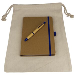 Drawstring Bag + Journalbook + Pen Eco Gift Sets