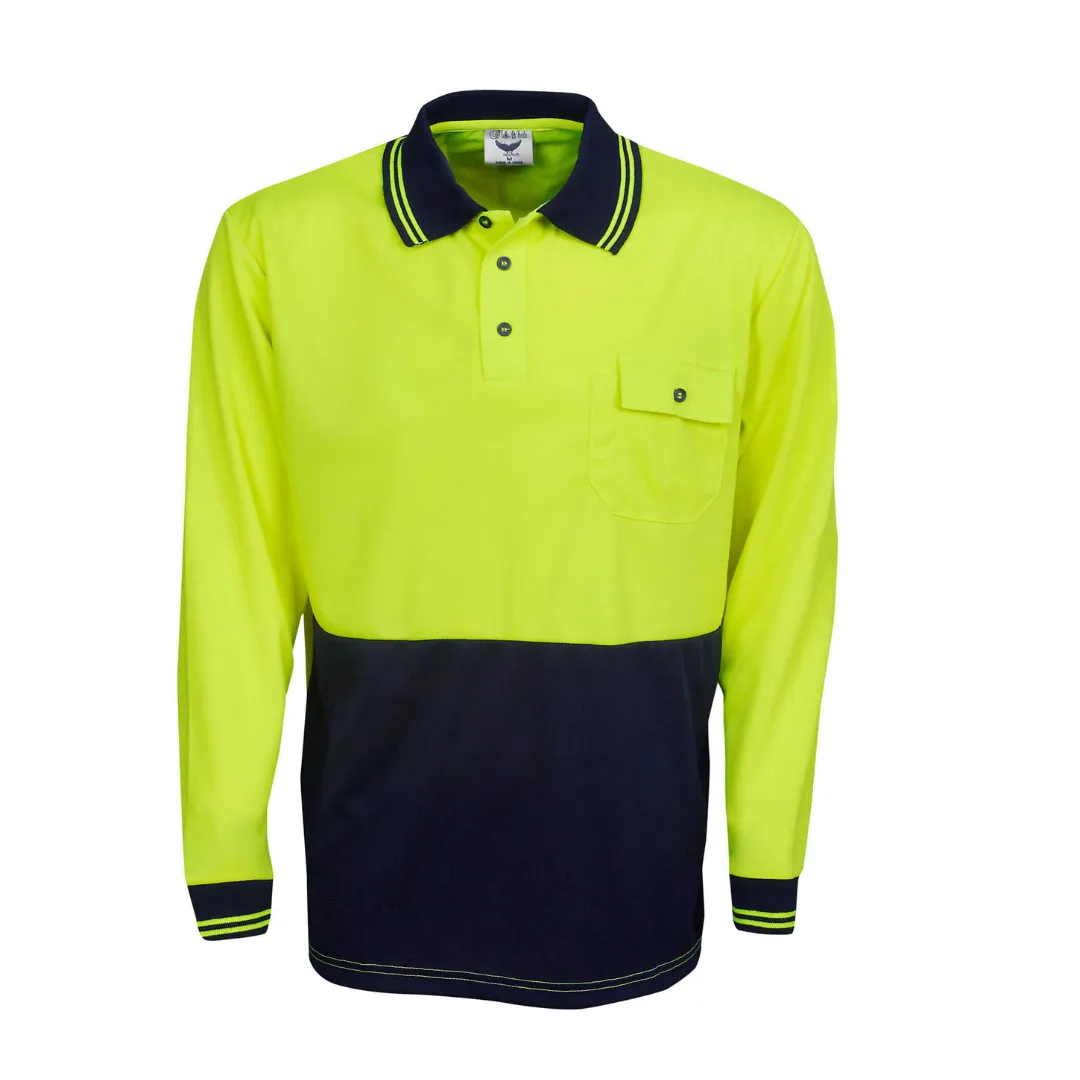 Hi Vis Polo Cooldry Long Sleeves