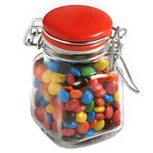 M&M Lollies In Glass Jars