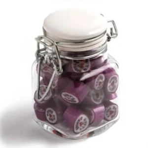 Rock Candy In Glass Jars