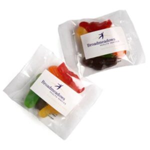 Jelly Babies Bags 20G - Branded Bag With Stickers