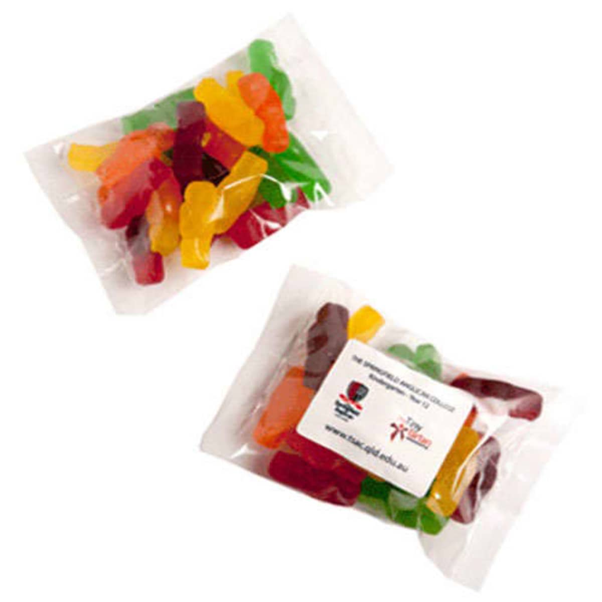 Jelly Babies Bags 100G - Branded Bag With Stickers