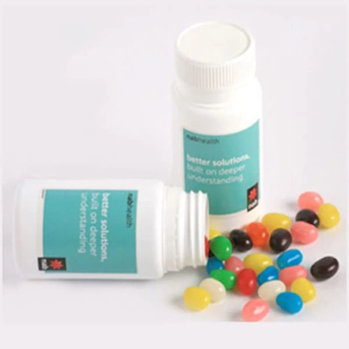 Pill Bottle With Jelly Beans