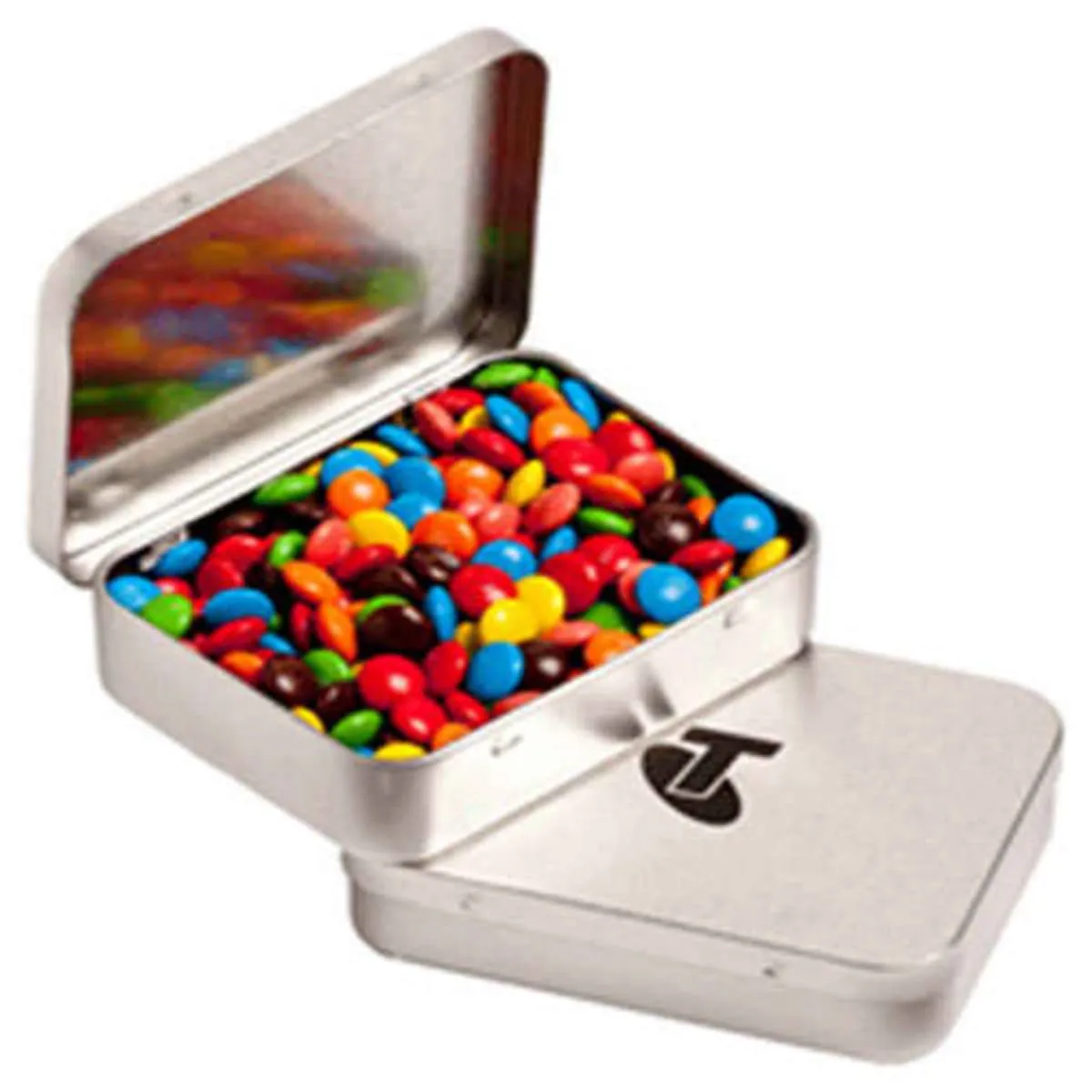 Hinged Tin M&M Candy For Expos