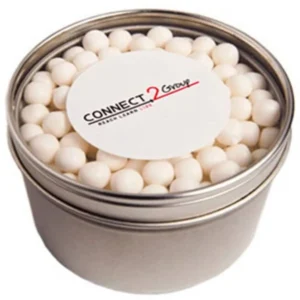 Round Tin Mints For Exhibitions