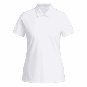 Women's White Performance Polos