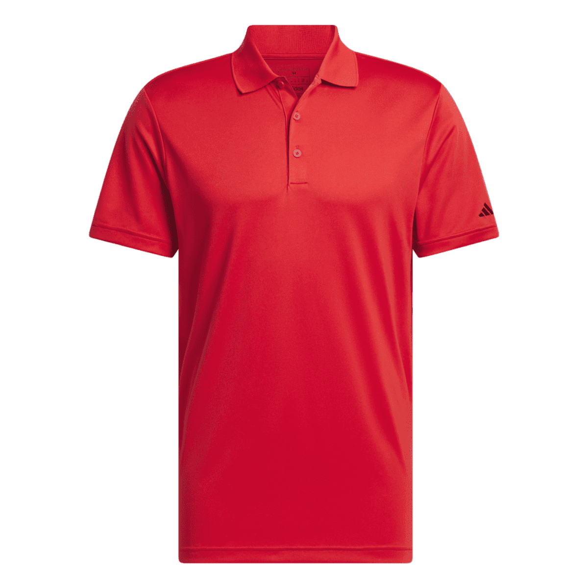 Men's Collegiate Red Performance Polos
