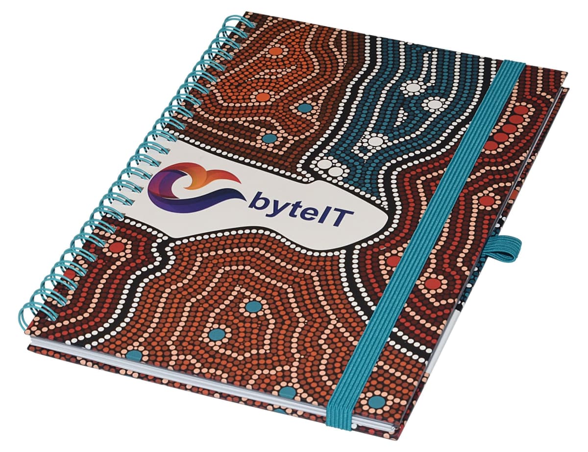 Aphrodite A5 Wiro Side Bound Notebook - Via Air