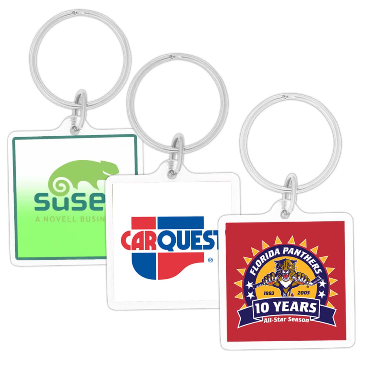 Square Acrylic Key Chain - rush