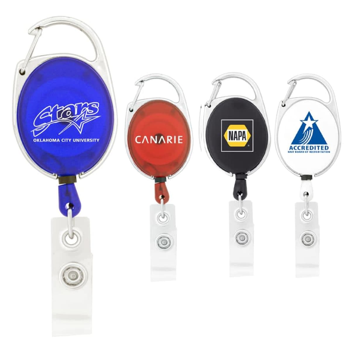 Carabiner Retractable Card Holder - rush