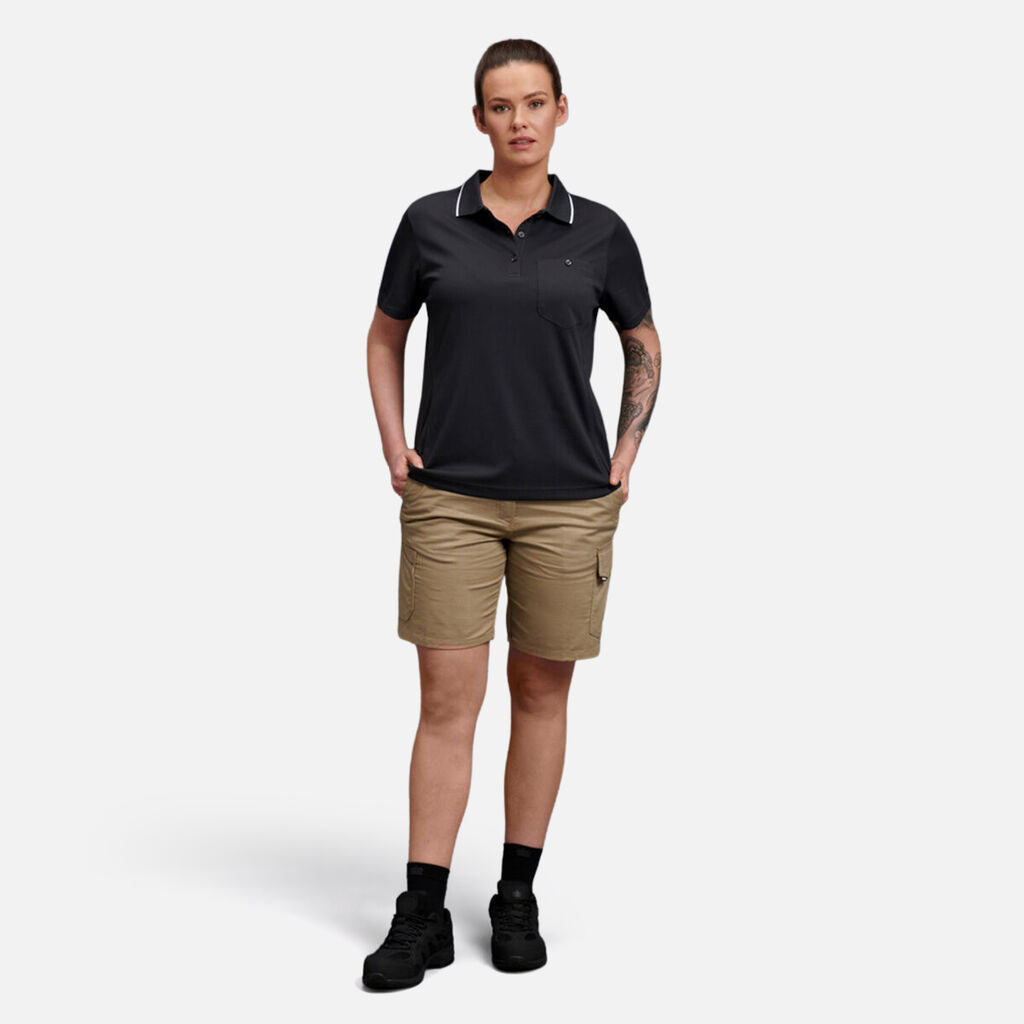 Coolqueen Workwear Icetech S/S Polo Tops