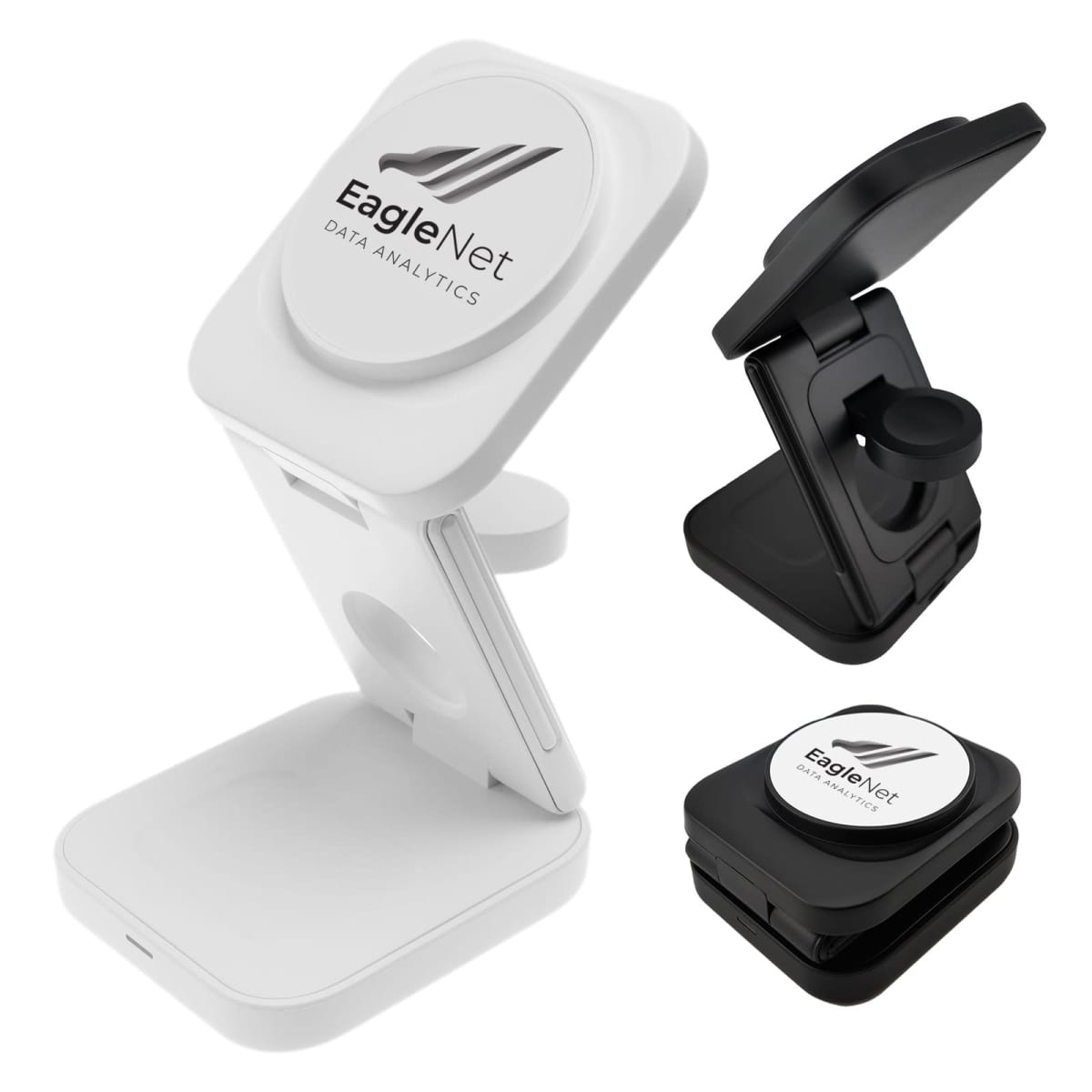 Foldable 3-In-1 Wireless Chargers