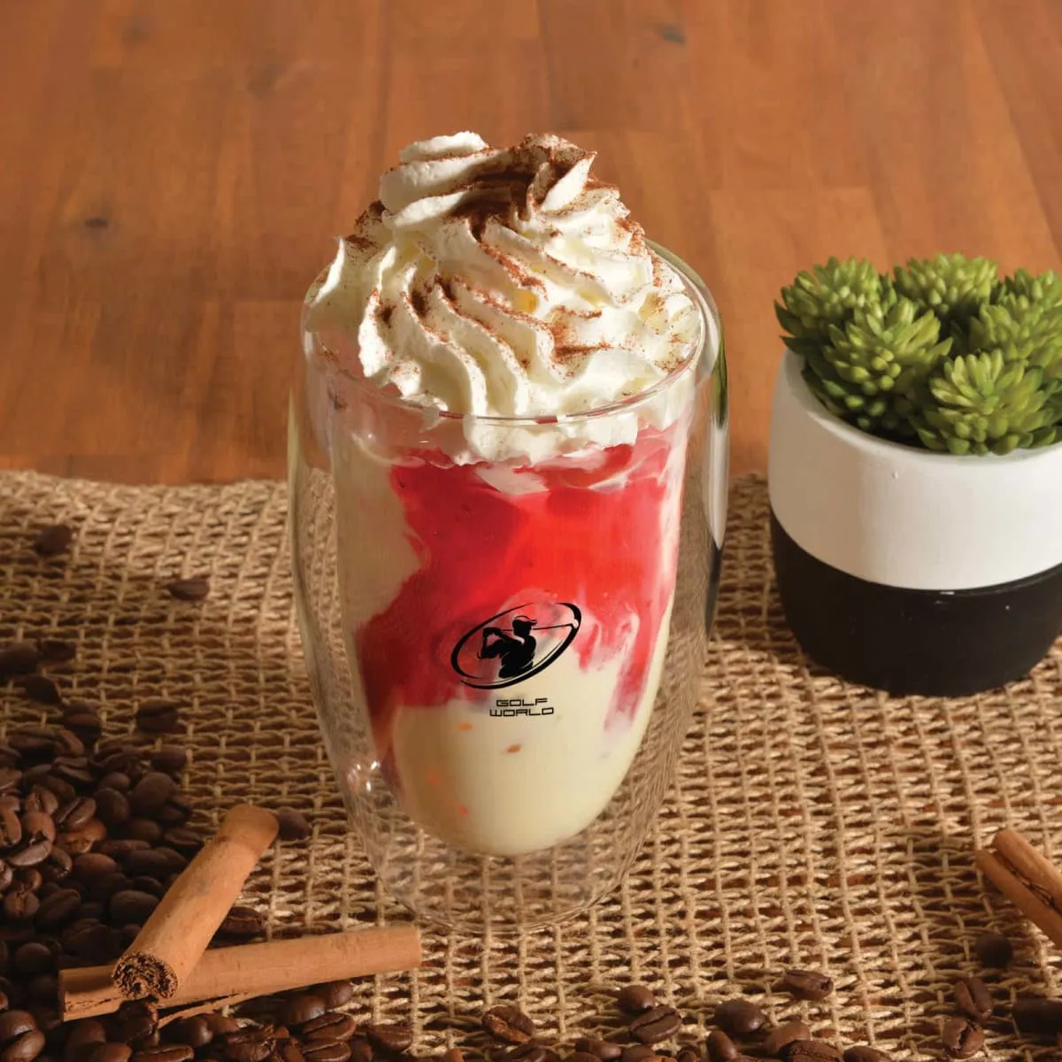 Boutique Logo Branded Large Glass Cups