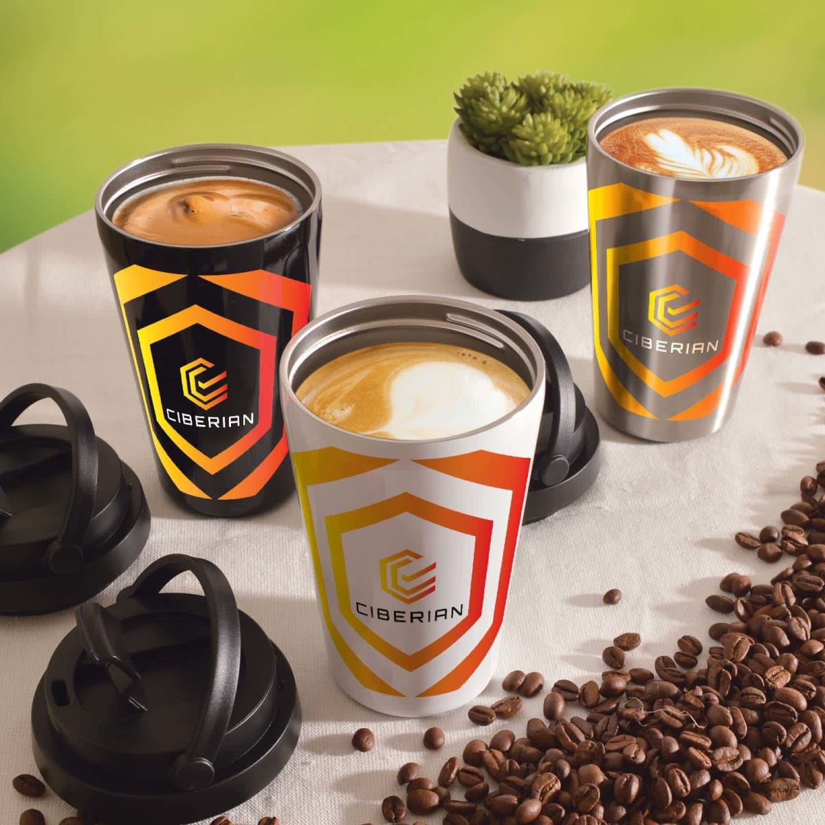 Downtown Coffee Cups With Handles