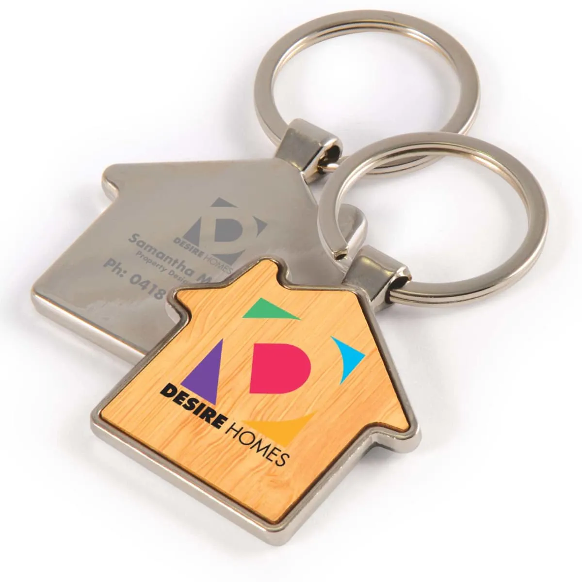 House Bamboo Keytags
