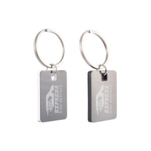Block Metal Keyrings