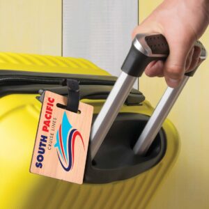 Ludi Bamboo Luggage Tags