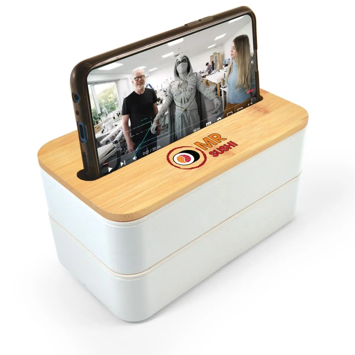 Greengourmet Eco Lunch Boxes W/ Phone Holders
