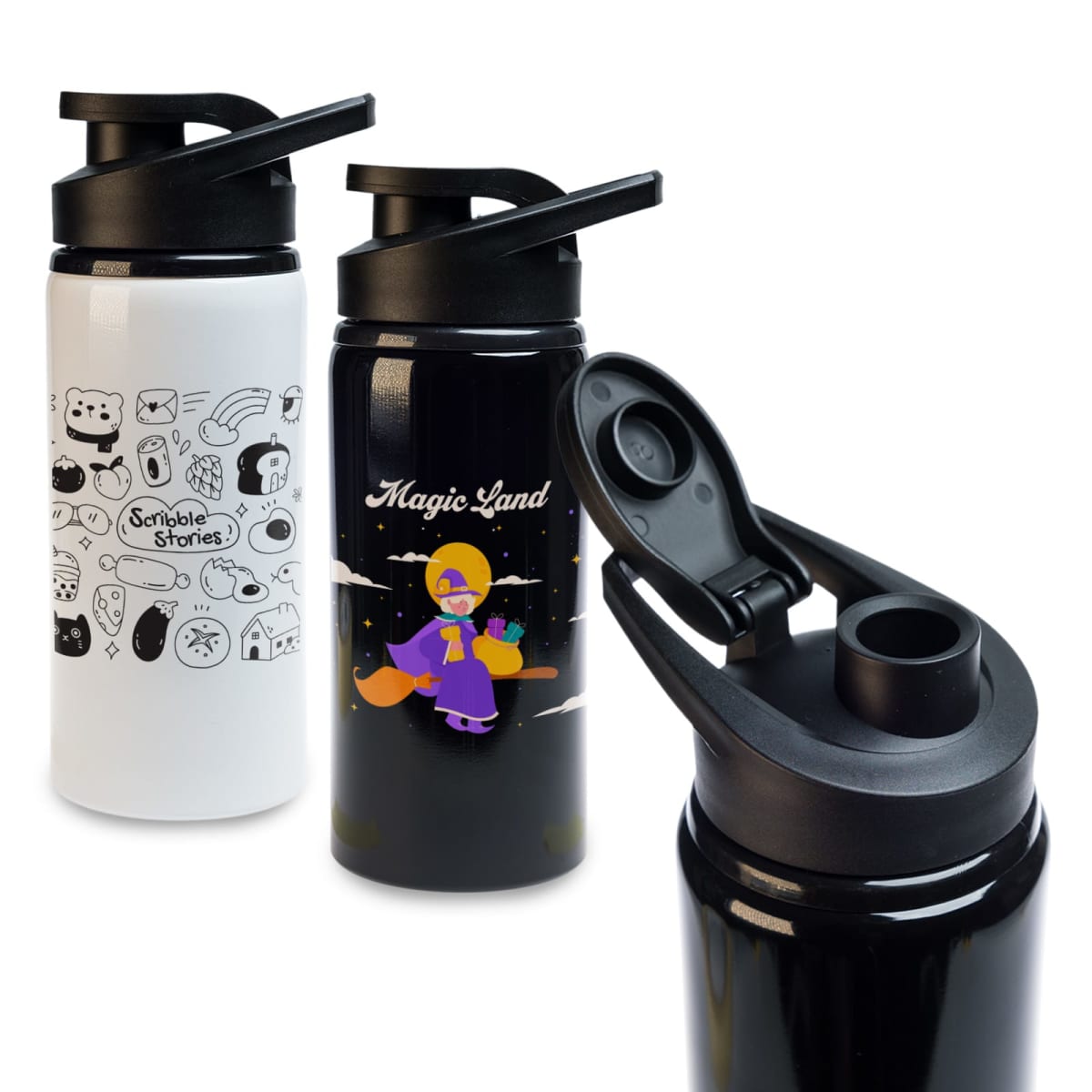 Free Flow Lid 500Ml Junior Bottles