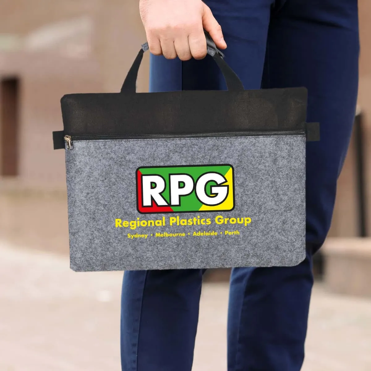 Brighton Rpet Felt Satchels