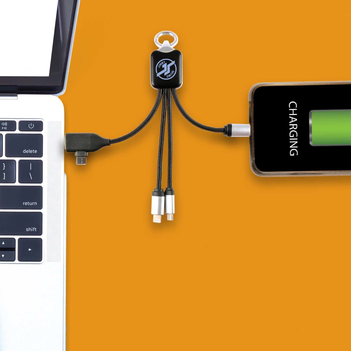 Volt Square 4-In-1 Glow Charging Cables