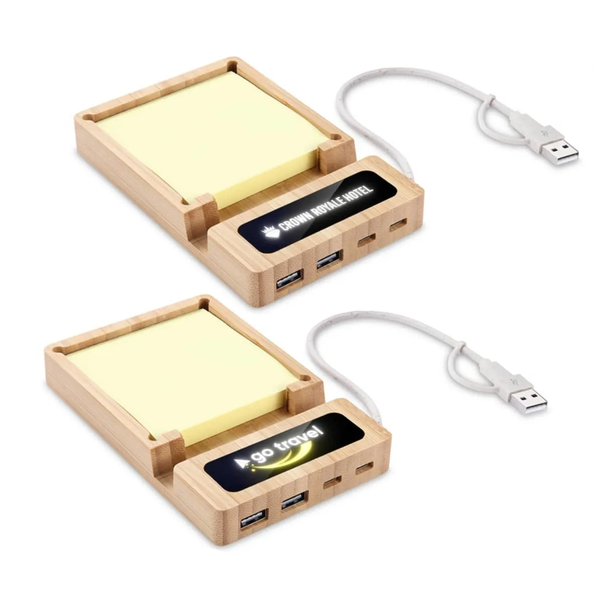 Lumos Desk Organizer Hub With Sticky Notes