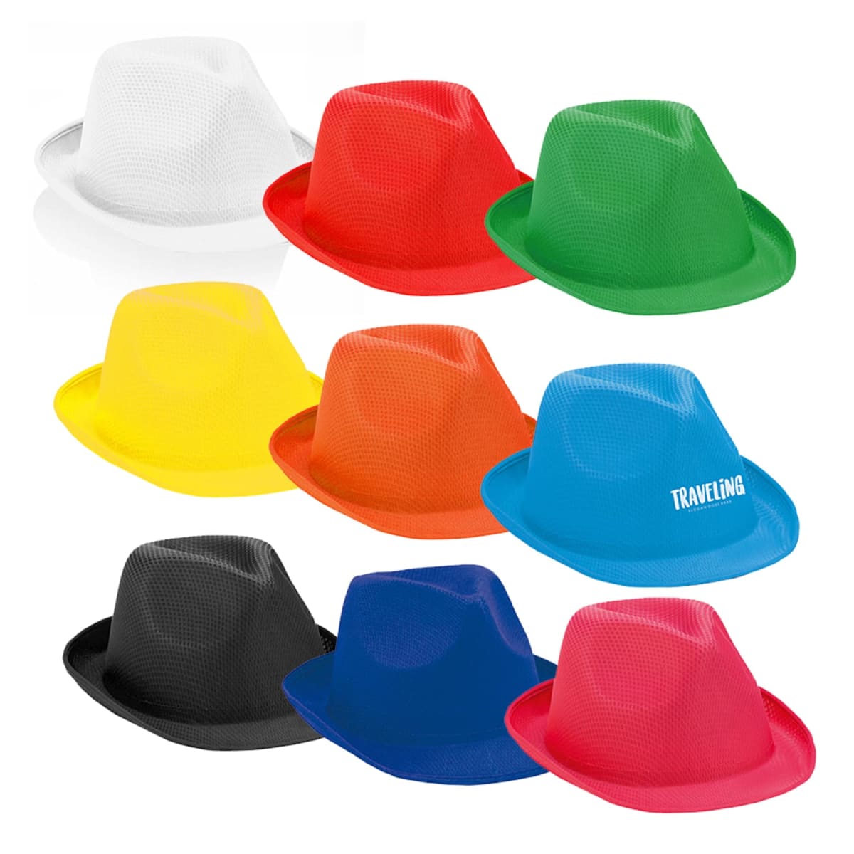 Polyester Hats Colourful